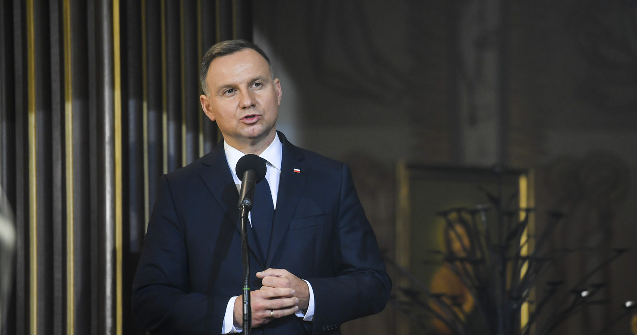 Andrzej Duda na pogrzebie Franciszka Pieczki /Piętka Mieszko /AKPA