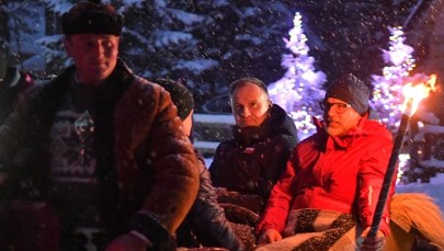 Andrzej Duda na wielkim kuligu w Dolinie Chochołowskiej