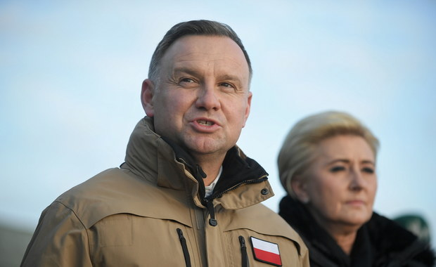 Andrzej Duda o kryzysie na granicy: "Sytuacja się zmieniła, ale czy jest spokojniej?"