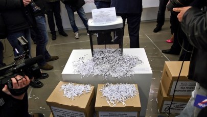 Andrzej Duda otworzył "muzeum zgody Bronisława Komorowskiego" 