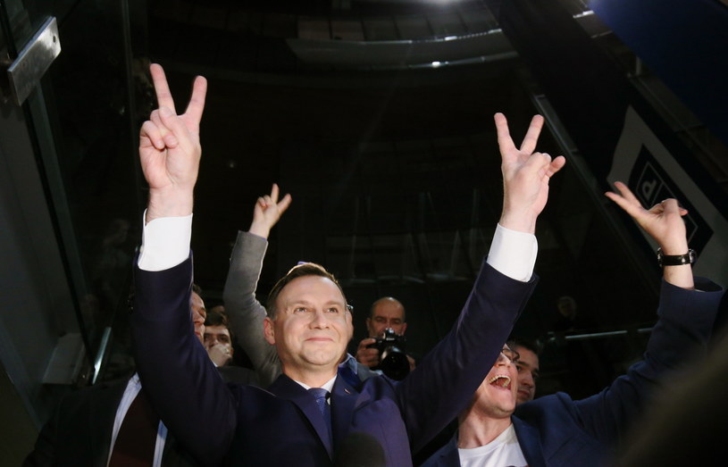 Andrzej Duda po debacie prezydenckiej /Paweł Supernak /PAP