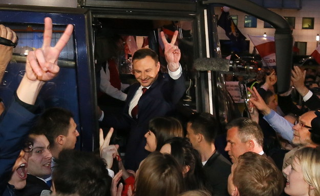 Andrzej Duda po debacie /PAP/Paweł Supernak /PAP