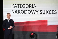 Andrzej Duda podczas Gali XX edycji Nagrody Gospodarczej Prezydenta RP