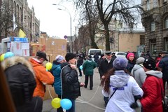 Andrzej Duda pojechał do Kijowa a tam… protest frankowiczów