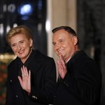 Andrzej Duda pokazał choinkę w Pałacu Prezydenckim