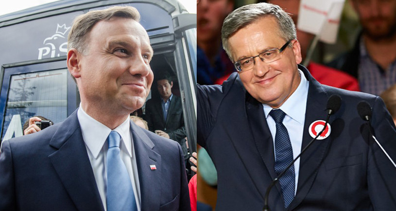 Andrzej Duda pokona Bronisława Komorowskiego /Łukasz Piecyk / Łukasz Szeląg /Reporter