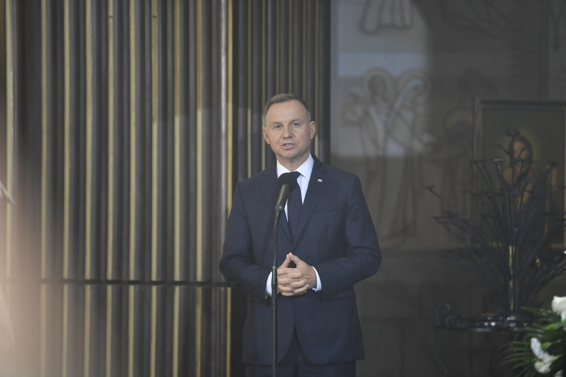 Andrzej Duda pożegnał aktora / Mieszko Piętka /AKPA