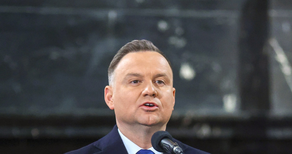 Andrzej Duda przemawiał na pogrzebie Krzysztofa Pendereckiego /AKPA