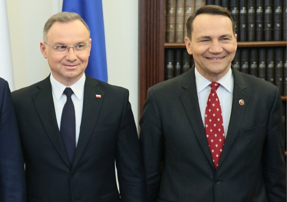 Andrzej Duda, Radosław Sikorski /Anita Walczewska /East News