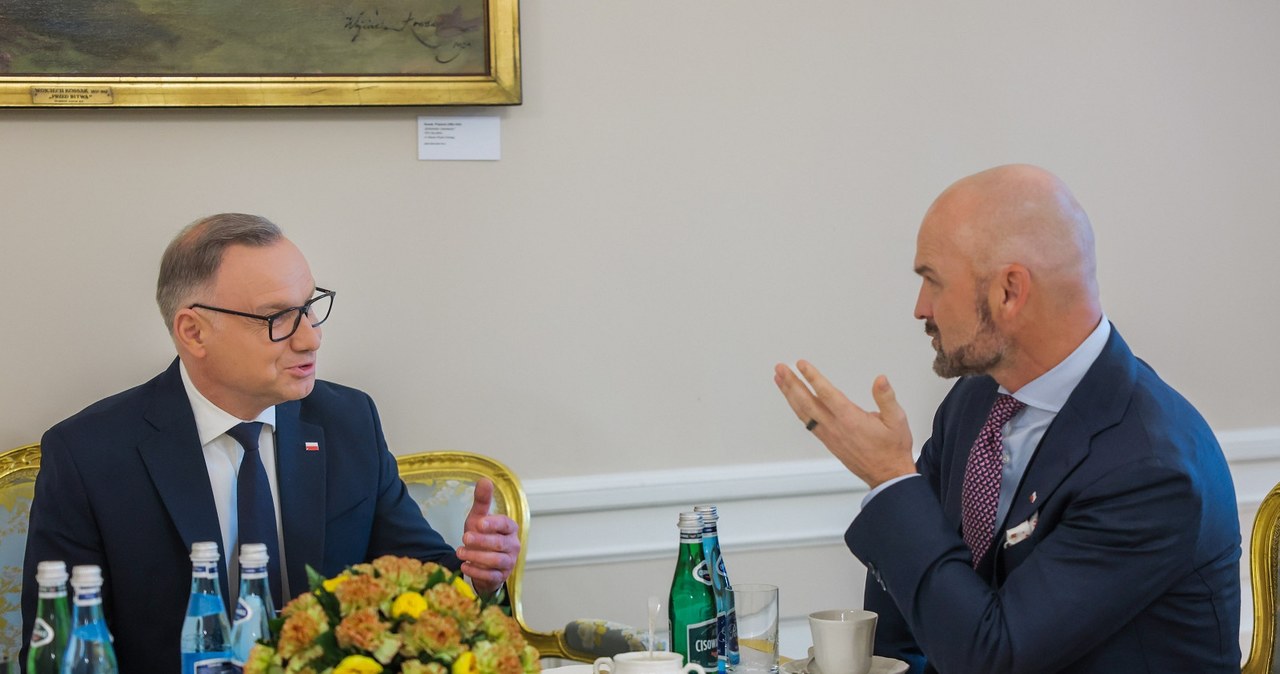 Andrzej Duda spotkał się z Rafałem Brzoską /Marek Borawski, KPRP /materiały prasowe