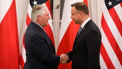 Andrzej Duda spotkał się z Rexem Tillersonem. Uzgodnili "polsko-amerykańską mapę działań"