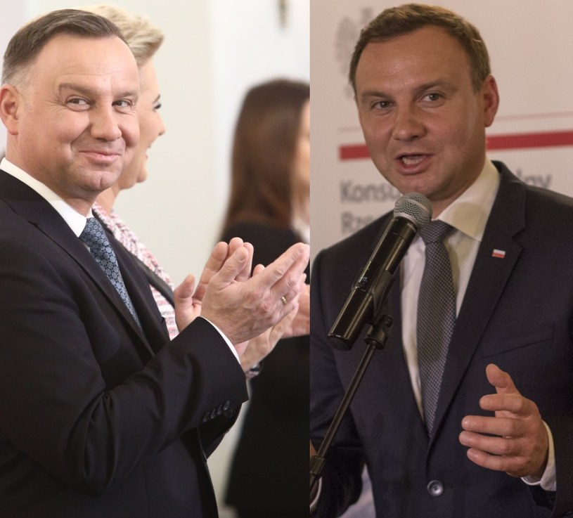 Andrzej Duda w 2020 i 2015 roku. (Fot. T. Jastrzębowski/Forum; W.Kubik) /EastNews /East News