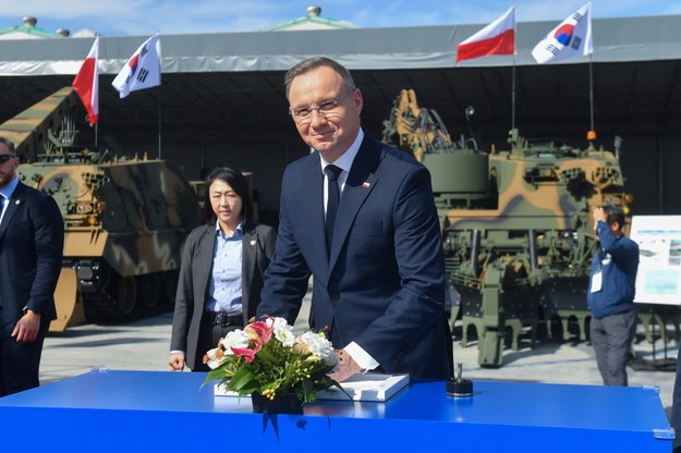 Andrzej Duda w Korei Południowej /Piotr Nowak /PAP