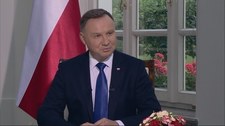 Andrzej Duda w programie "Gość Wydarzeń" w Polsacie
