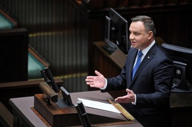 Andrzej Duda w Sejmie: Proszę, żeby język debaty nie był radykalny