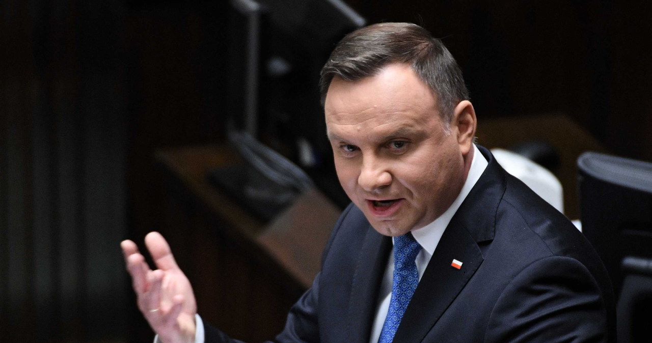 Andrzej Duda w Sejmie / 	Radek Pietruszka   /PAP