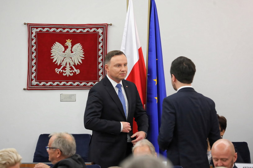 Andrzej Duda w Senacie / 	Tomasz Gzell    /PAP