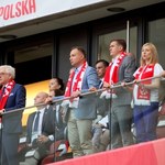 Andrzej Duda w szatni piłkarzy. "Cieszę się, że jesteście panowie tacy zmotywowani"