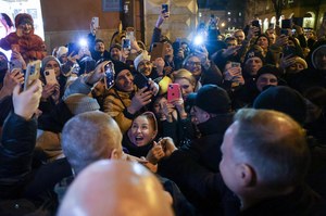 Andrzej Duda we Lwowie jak gwiazda rocka. "Jest tam bohaterem"