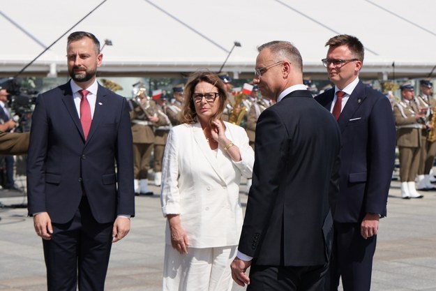 Andrzej Duda, Władysław Kosiniak-Kamysz, Małgorzata Kidawa-Błońska, Szymon Hołownia /Paweł Supernak /PAP