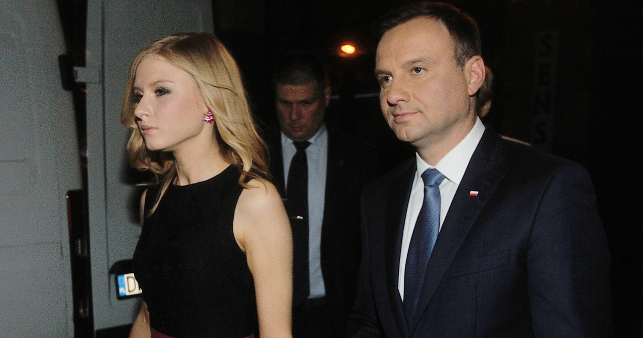 Andrzej Duda z córką Kingą /Witold Rozbicki /Reporter