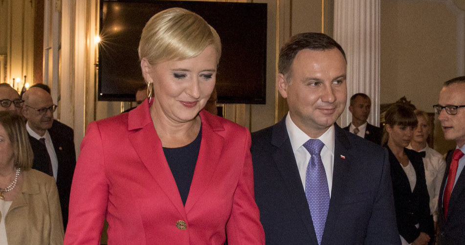 Andrzej Duda z małżonką w Stanach Zjednoczonych /Wojciech Kubik /East News