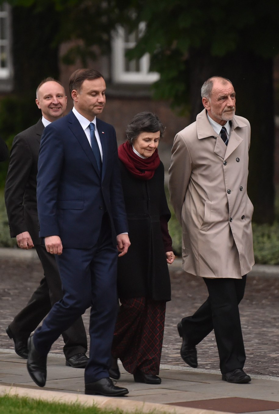 Andrzej Duda z rodzicami / 	Jacek Bednarczyk    /PAP/EPA