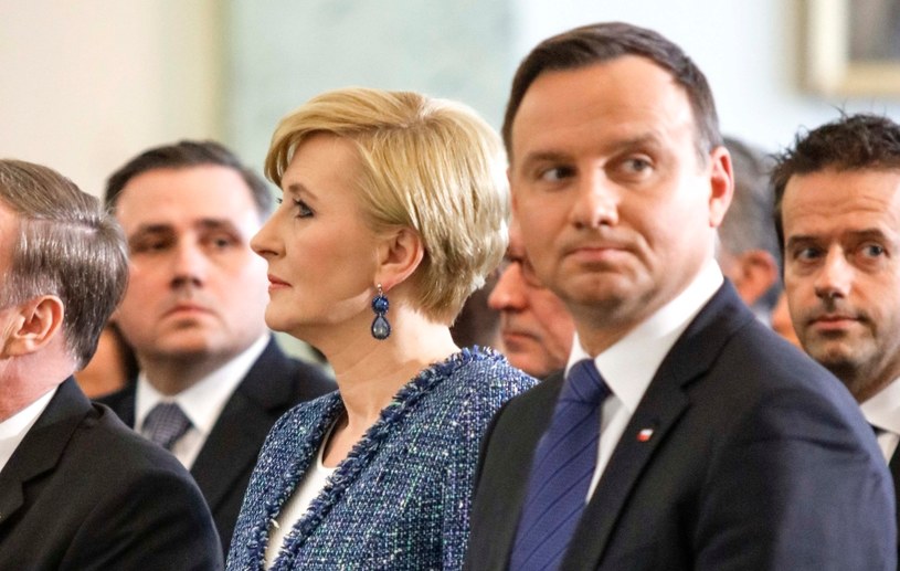 Andrzej Duda z żoną Agatą Dudą /Adam Chełstowski /Agencja FORUM