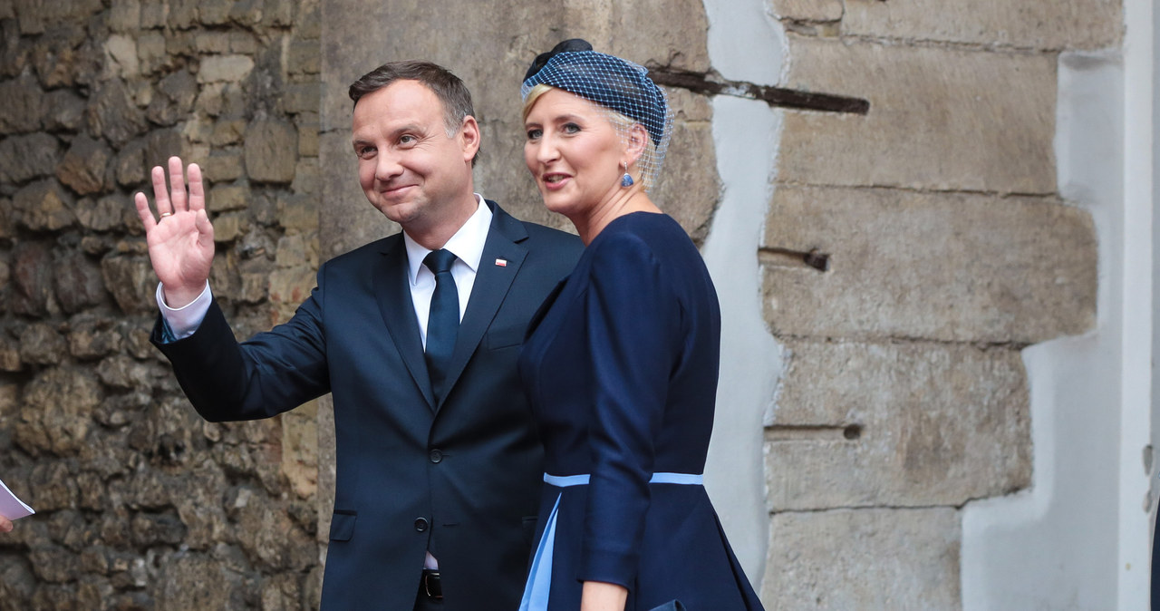 Andrzej Duda z żoną, Agatą Kornhauser-Dudą /Anna Kaczmarz /East News