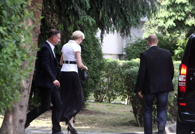 Andrzej Duda z żoną /Jacek Kozioł /Agencja SE/East News