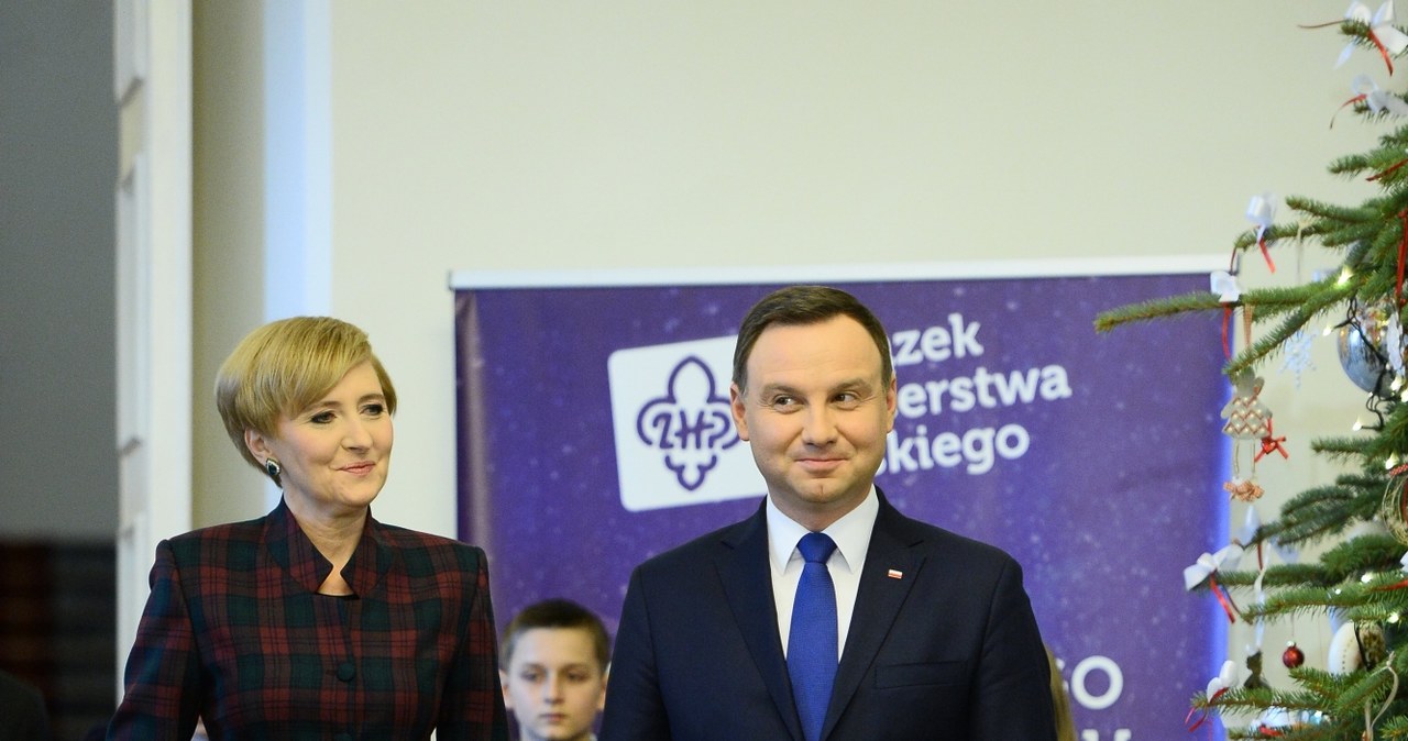 Andrzej Duda z żoną /Jarosław Antoniak /MWMedia