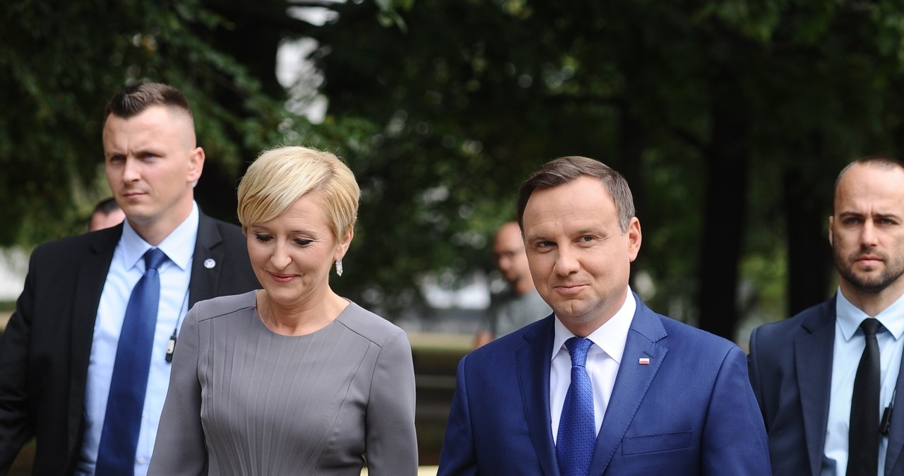 Andrzej Duda z żoną /Piotr Andrzejczak /MWMedia