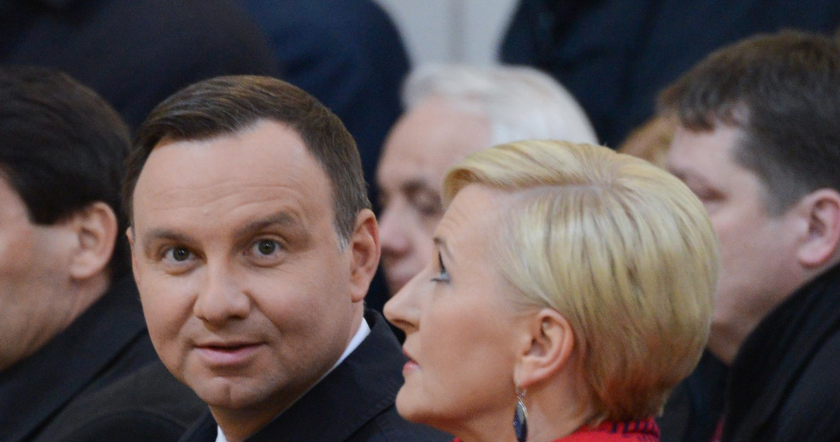 Andrzej Duda z żoną /Adam Staśkiewicz /East News