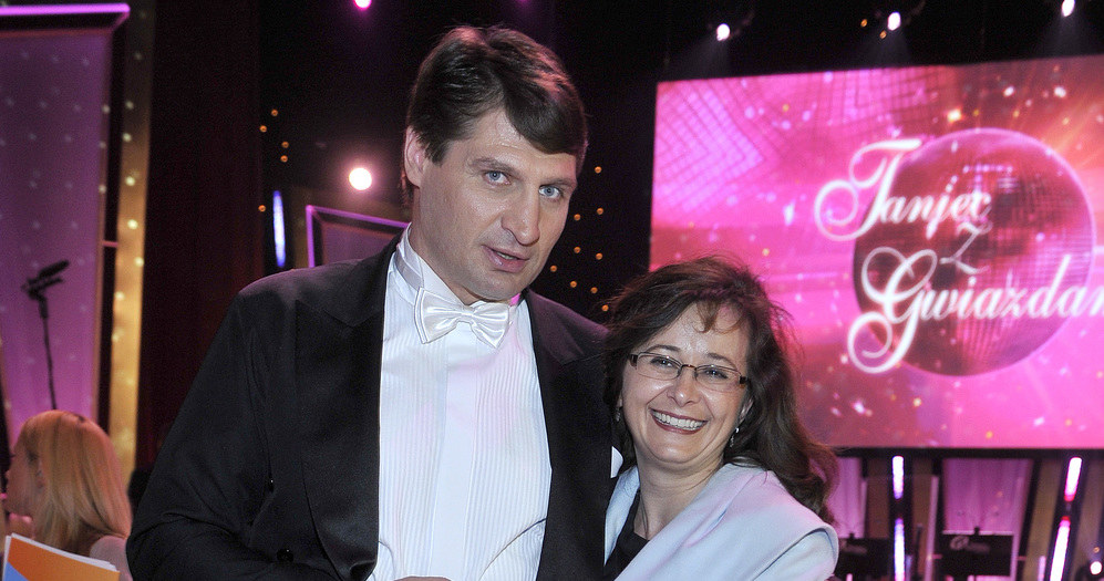 Andrzej Gołota i Mariola Gołota, 2010 rok /Kurnikowski /AKPA