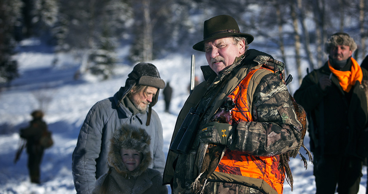 Andrzej Grabowski na planie wyróżnionego na Berlinale 2017 Srebrnym Niedźwiedziem filmu "Pokot" /R. Palka /materiały dystrybutora