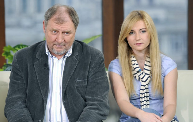 Andrzej Grabowski z córką Zuzanną, fot.Jan Bielecki &nbsp; /East News