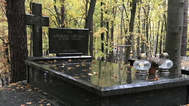 Andrzej Grubba został pochowany w Sopocie na cmentarzu komunalnym (zdjęcia wykonano 29 października 2018 r.) /Kuba Kaługa /RMF FM