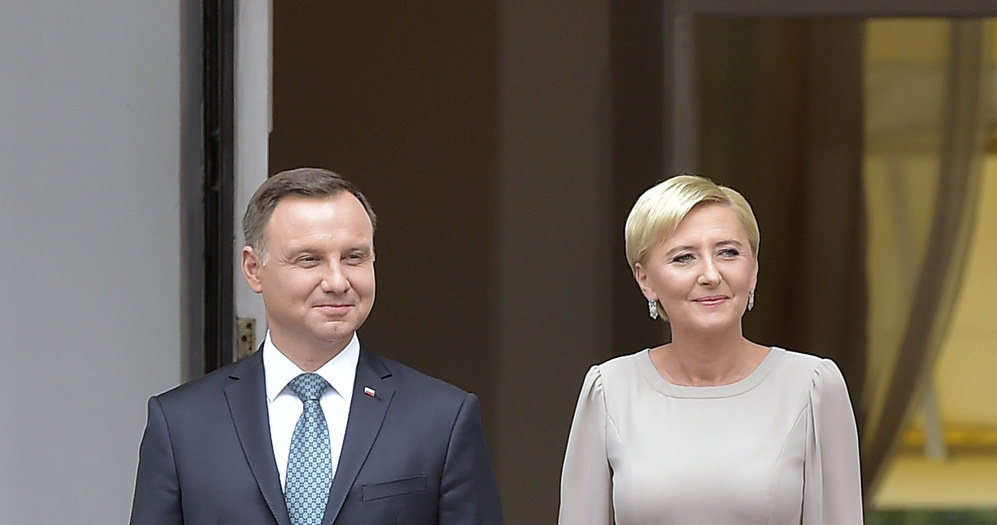 Andrzej i Agata Dudowie /Niemiec /AKPA