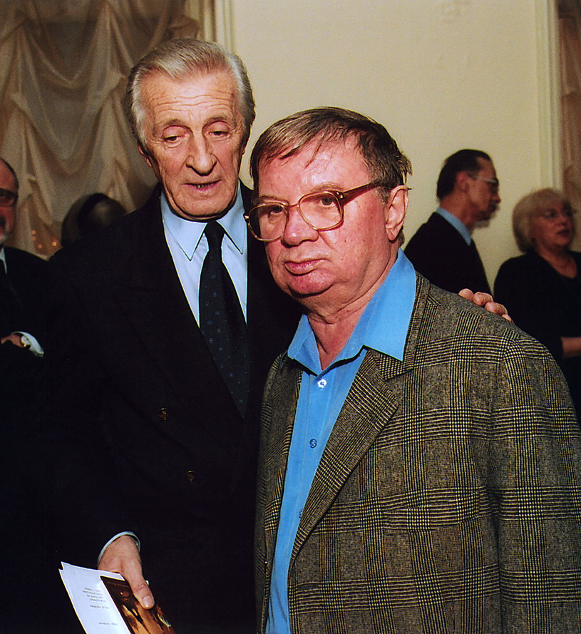 Andrzej Kopiczyński i Roman Kłosowski w 2001 roku /Prończyk /AKPA