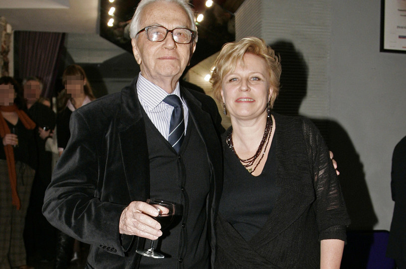Andrzej Łapicki i Krystyna Janda, 2008 rok /Baranowski /AKPA