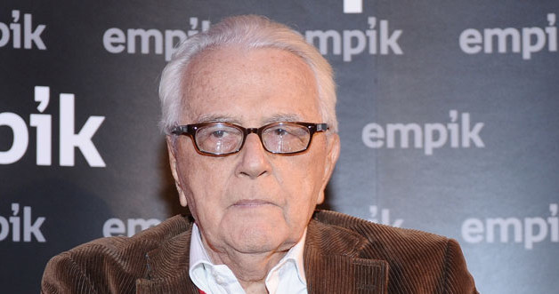 Andrzej Łapicki ma 87 lat i młodą żonę. Jest idealnym kandydatem do reklamowania środka na potencję? &nbsp; /Andras Szilagyi /MWMedia