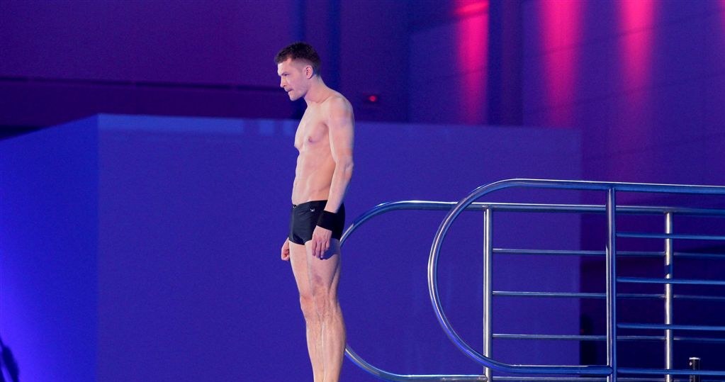 Andrzej Młynarczyk w show "Celebrity Splash!" /Agencja W. Impact