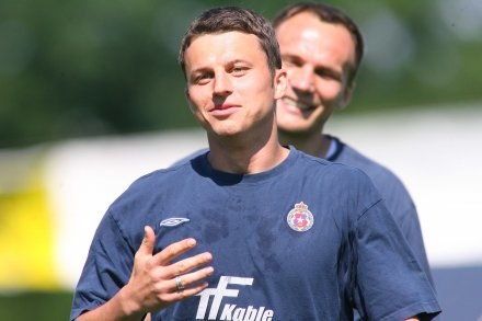 Andrzej Niedzielan nie ma już tak wesołej miny. Fot. T. Markowski. /Agencja Przegląd Sportowy