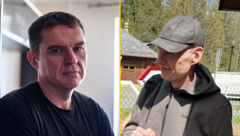 Andrzej Poczobut 13 września 2016 roku (po lewej), Andrzej Poczobut dzisiaj - 28 kwietnia 2026 roku /-/AFP/East News/Kancelaria Premiera /East News