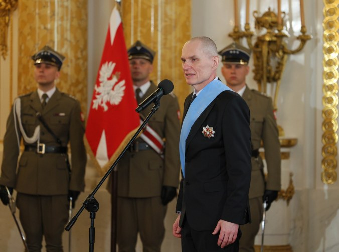 Andrzej Poczobut odebrał od prezydenta Order Orła Białego