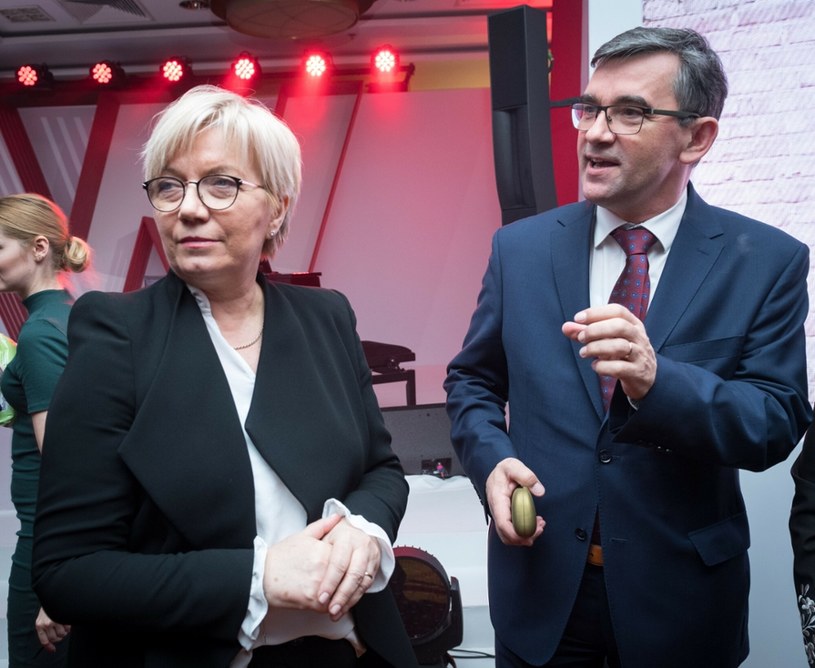 Andrzej Przyłębski z żoną Julia Przyłębską / Jacek Dominski /REPORTER /Reporter