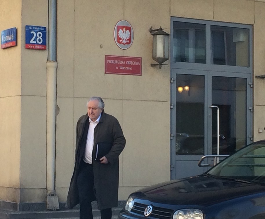 Andrzej Rzepliński po wyjściu z prokuratury /Tomasz Skory  /RMF FM