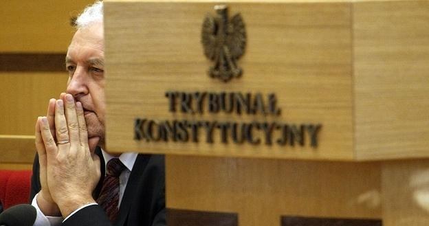 Andrzej Rzepliński, prezes Trybunału Konstytucyjnego. Fot Adam Guz /Reporter