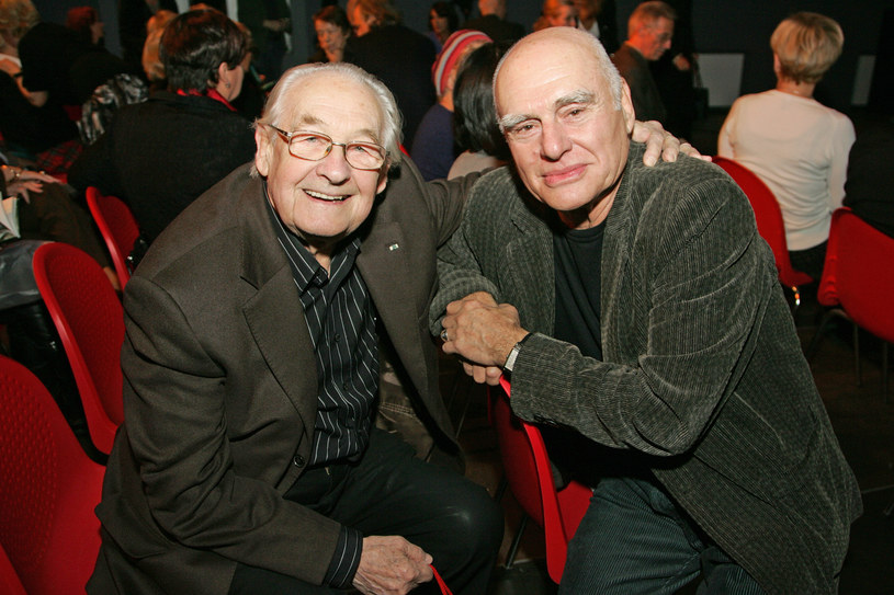 Andrzej Wajda i Andrzej Kotkowski - 2009 rok /AKPA