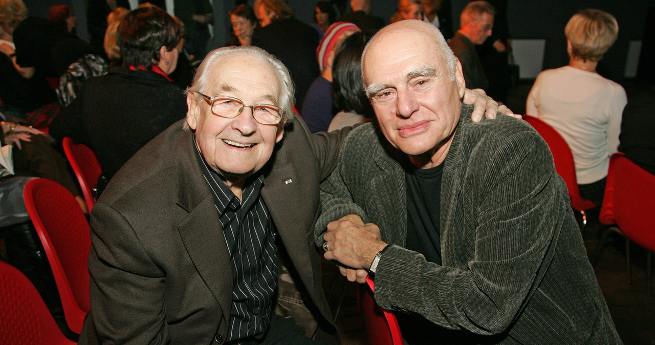 Andrzej Wajda i Andrzej Kotkowski - 2009 rok /AKPA